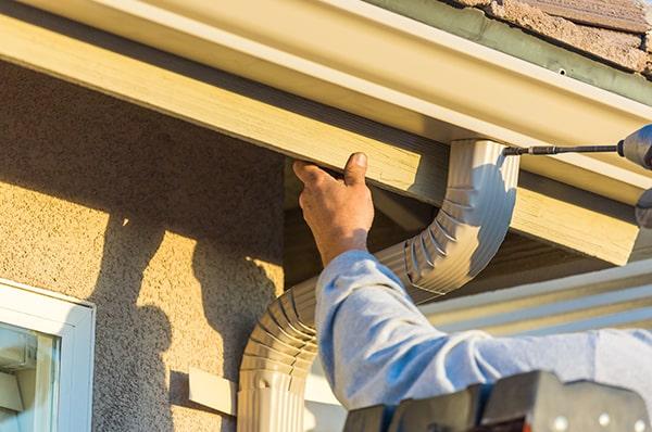 we offer a warranty on all gutter installation work for your peace of mind